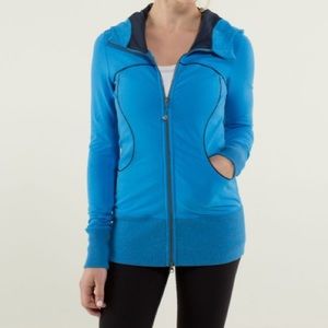 LULULEMON LIVE SIMPLY JACKET II CORNFLOWER/INKWELL WOMEN’S 6